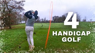 What 4 Handicap Golf Looks Like In WINTER (every shot) | Part 1