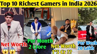 Top 10 Richest Gamers in India 2026 | Techno Gamerz, 8Bit Thug, Total Gaming, Gamerfleet, 8Bit Thug 