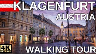 Klagenfurt, Austria 4K-UHD - Walking Tour in Dragon City - With Captions!