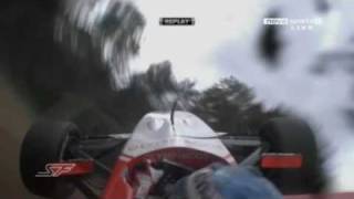 Incidente In Formula Superleague Con Macchina Che Decolla