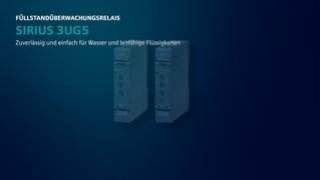 Details FÜLLSTANDÜBERWACHUNGSRELAIS SIRIUS 3UG5 Update