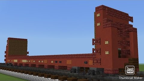 Minecraft Bulkhead Flatcar Tutorial