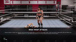 WWE 2K25 PERFORMANCE CENTER  : IRISH WHIPS : PULLBACK ATTACK ! 