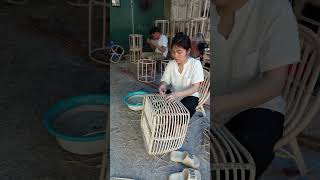 How to weave rattan baskets  #diy #bamboo #handmade #creative  #woodworking #basket