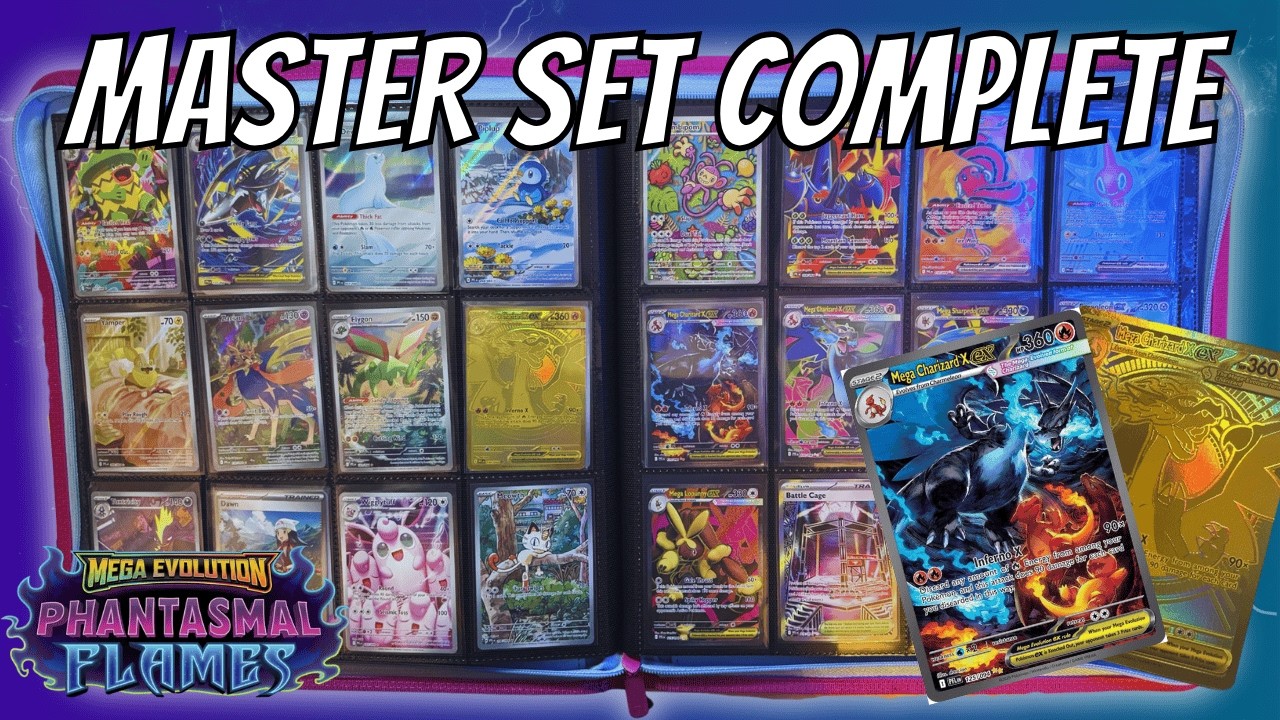 Phantasmal Flames Master Set FINALE — We Completed the Binder! (Last Cards Added)