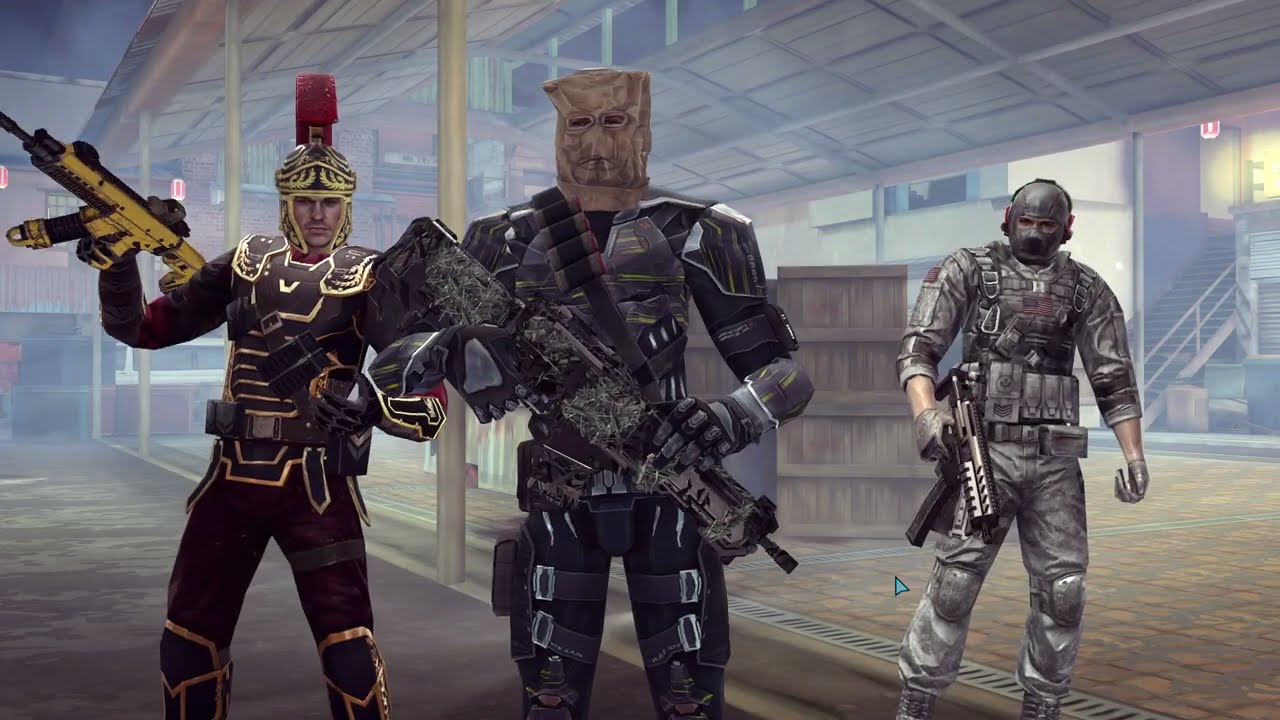 Modern Combat 5 VIP vs Cheater and Team Battle Forest and Lava Grinders