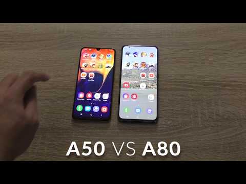 Samsung Galaxy A80 vs Samsung Galaxy A50: comparison - Speed test and Camera comparison