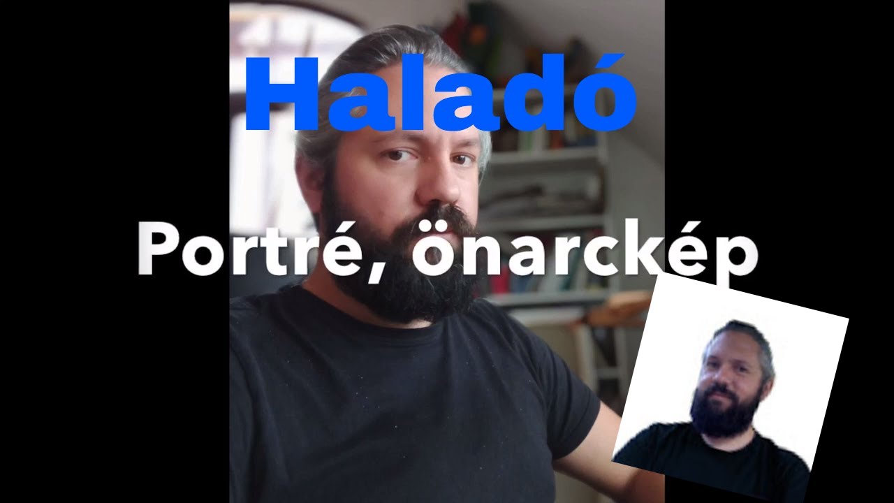 Portré, önarckép - rajztanulás sorozat Külüs László rajzaival -haladóknak