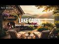Lakeside Cottage (NO MUSIC) | Birdsong + Fireplace Crackle (3 Hours, 4K)