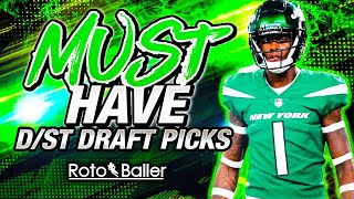 Defense Targets (D/ST) - Fantasy Football Must-Have DST Picks