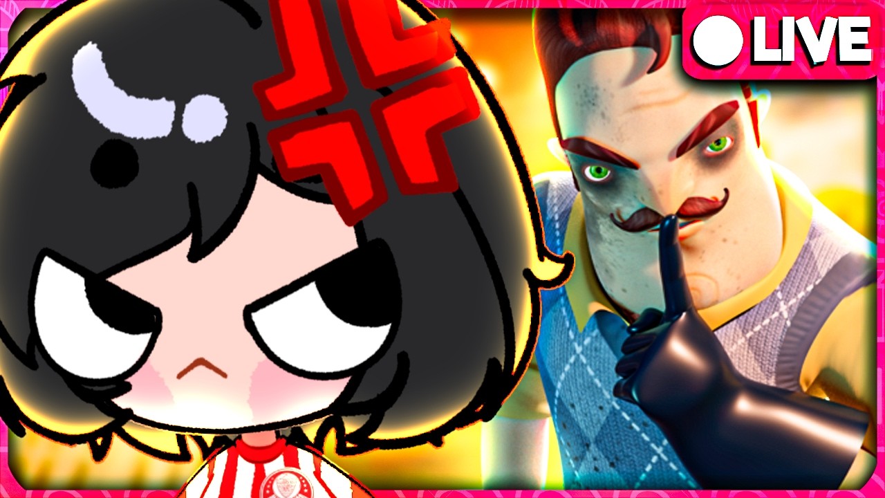 A GENTE VAI TERMINAR ISSO HOJE! 🔥 HELLO NEIGHBOR - [VTUBER-BR]