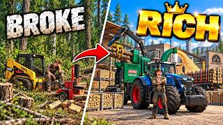 I Made $117,000 Selling FIREWOOD… Then Expanded My LOGGING EMPIRE! | FS25