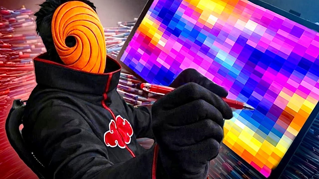 Can I make an Artwork With Only GEL PEN?? || Biggest Art Collab || DrawWithObito  || 