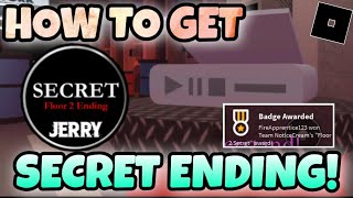 FLOOR 2! How to get ‘‘Secret Ending’’ | Jerry - Piggy game | Roblox screenshot 5