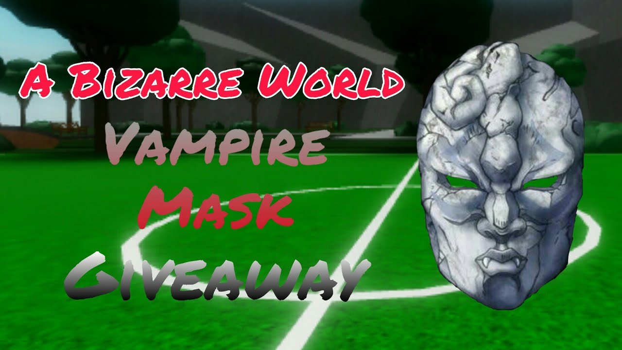 Vampire Mask Giveaway A Bizarre World Youtube - roblox vampire mask