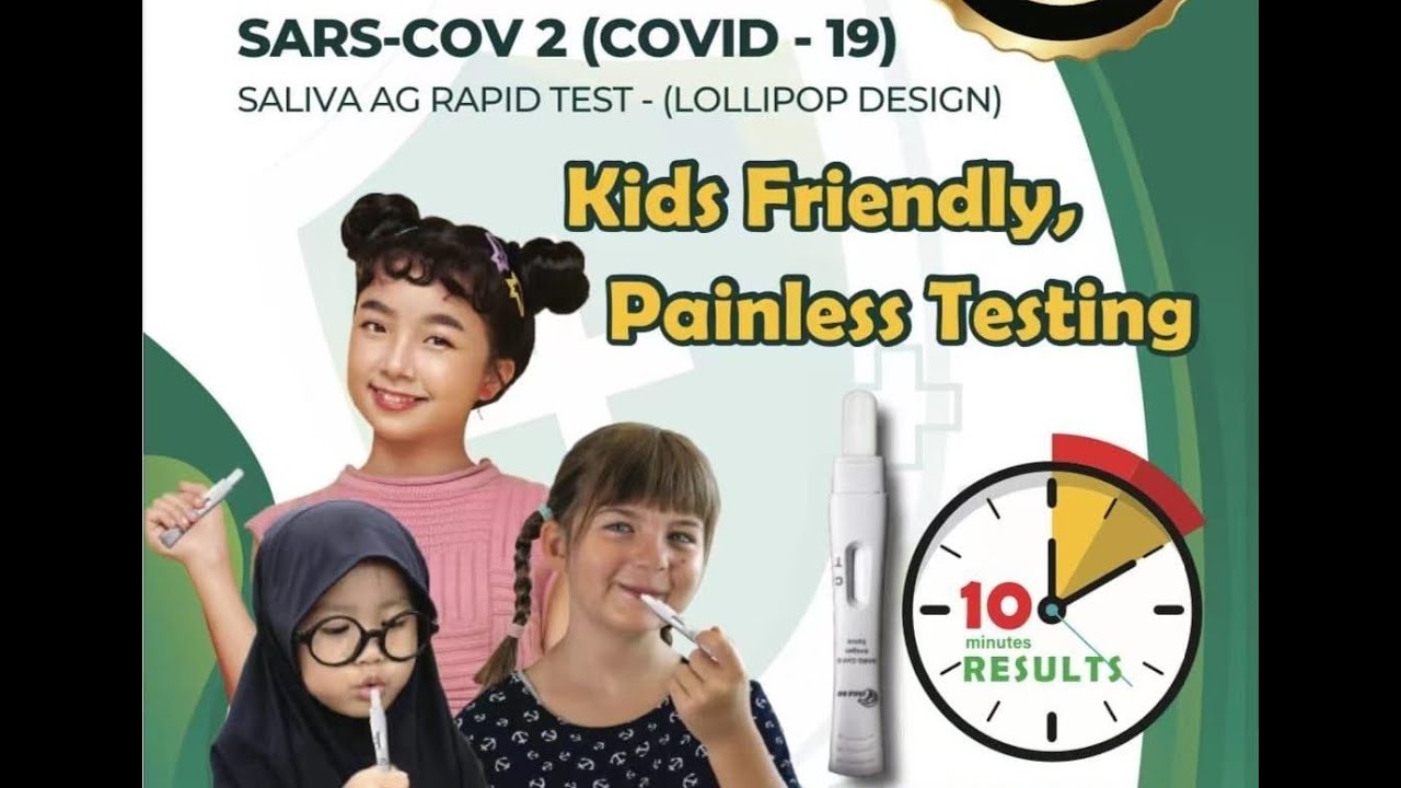 Tutorial Video of Eagle Bio Saliva AG Rapid Test Kit (Lollipop Design