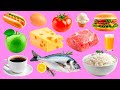 Learn 25 Russian Food Names 🥒 | Огурец, пицца, торт | Fun Vocabulary + Audio