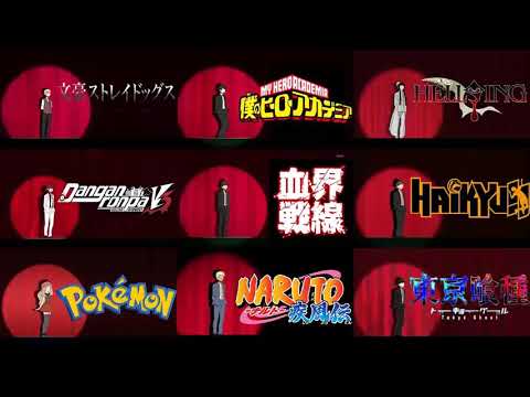 Anime compilation (Sugar Song & Bitter Step) {Kekkai Sensen ending}
