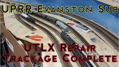 UTLX Trackage Complete. Full switching Ops at the UTLX Repair facility S2023E4 HO Model Train action