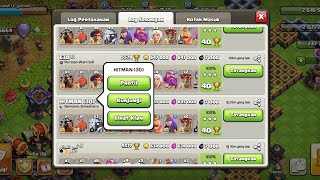 FARMING TH 16 COC TROPIY LEGENDA KOMBO PENUNGANG TITAN ELEKTRO SPELL KLONA #clashofclans #indonesia