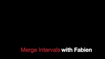 Coding Interview: Merge Intervals