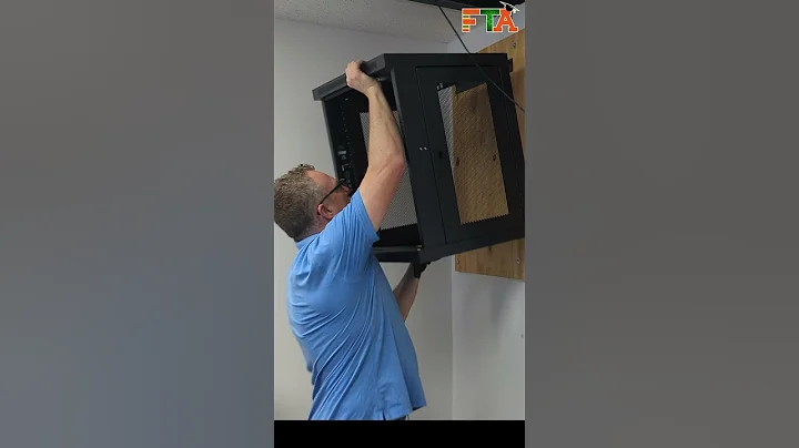 How to Mount a Network Rack | Mount a Network Wall Cabinet | Easy Network Rack Installation