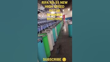 RIFA ROTOR SPINNING MACHINE RS-51..