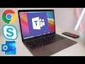 The NEW M1 MacBook Running Microsoft Office Business Apps (Teams, Skype, Excel, CPU & RAM Usage)