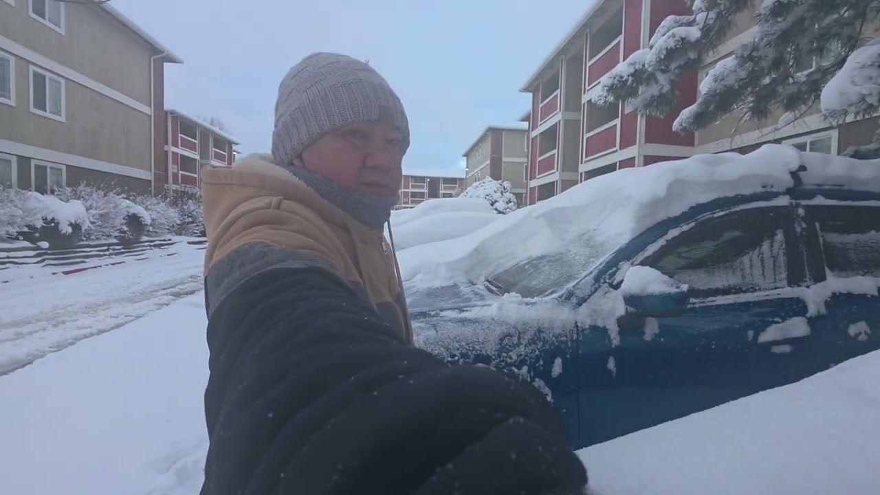 THIS IS AFTER THE OVERNIGHT SNOW ❄️ 