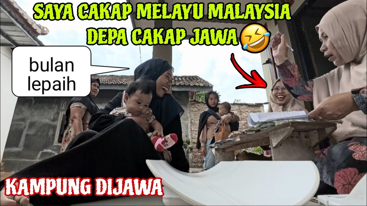 SAYA CAKAP BAHASA MELAYU MALAYSIA DIKAMPUNY JAWA ⁉️ BEGINI LAH JADINYA🤣