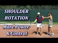 How Shoulder Rotation In Tennis Forehands & Backhands Adds Power And Control
