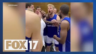 College basketball coach surprises player with entrance into nursing school