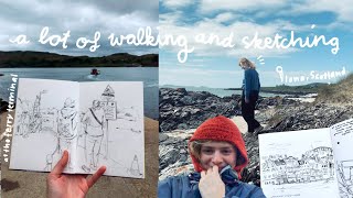 i went on a solo drawing trip in scotland