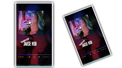 Different Types Music Player Video Editing In Kinemaster | Trending Music Player Video Editing