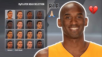 R.I.P Kobe Bryant...💔 How To Make Your Myplayer Exactly Like Kobe Bryant NBA 2K20