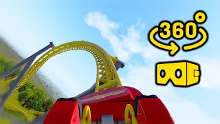 🎢EXTREME ROLLER COASTER 360° - VR Video screenshot 1