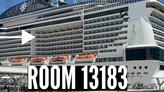 MSC Meraviglia Stateroom 13183 | PARTIALLY Obstructed View | Should you BOOK it?