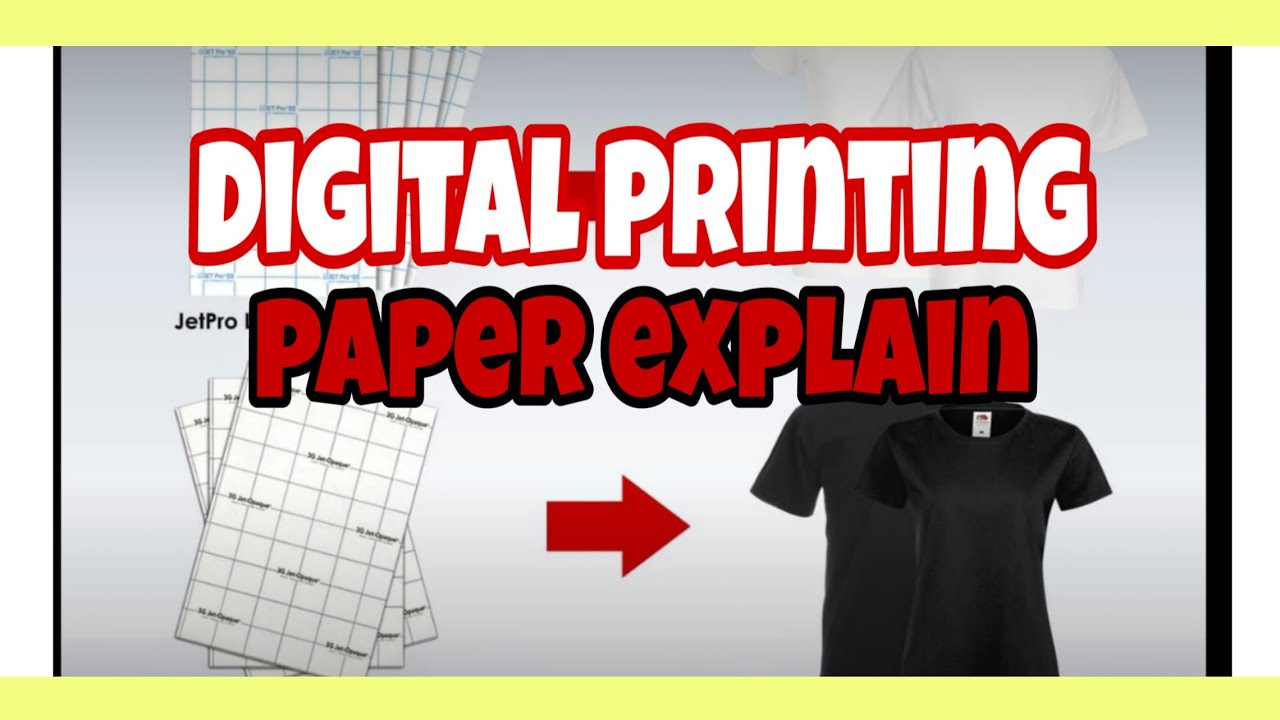 Dark transfer paper, light transfer paper, sublimation paper YouTube