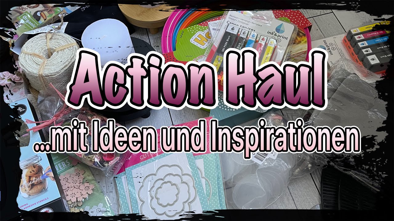 Action Haul (deutsch) mit vielen Ideen und Inspirationen, basteln mit Papier, neu bei Action, DIY