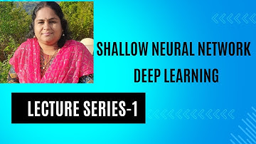 N.PADMASHRI,AP/AIDS|LECTURE SERIES-1 SHALLOW NEURAL NETWORK IN DL|SNS INSTITUTIONS