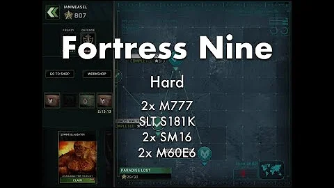 Fortress Nine - Paradise Lost - Zombie Gunship Survival