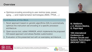 ASIP Design Tools | Using Genetic Algorithms to Optimize the Instruction-Set Encoding on Processors