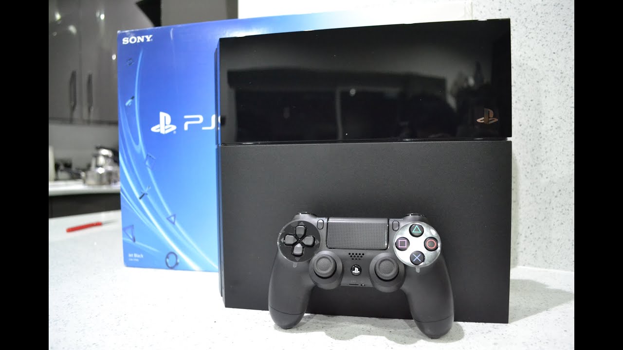 Sony Playstation 4 Unboxing PS4 Black 500GB