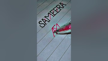#Sameera name logo 💗 #bollywood #music #song #art #newharyanvisong #calligraphy