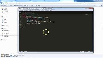Tutorial Dasar Bahasa Pemrograman Java (Output, Input Output, Input Proses Output, Kondisi)