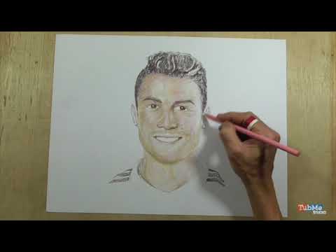  Ronaldo  Menggambar Wajah Cristiano Ronaldo  Cara 