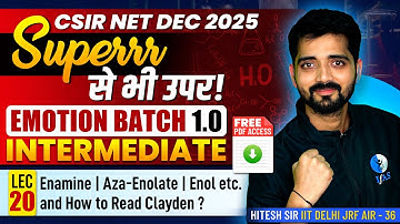 Enamine, Aza-Enolate, Enol and How to Read Clayden? | Intermediate | CSIR NET Chemistry | IFAS