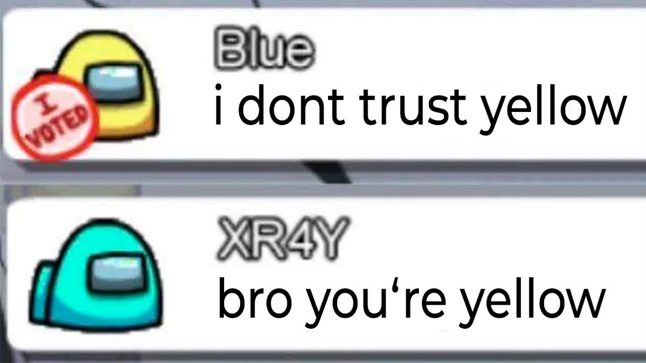 AMONG US CHAT MEMES 1 