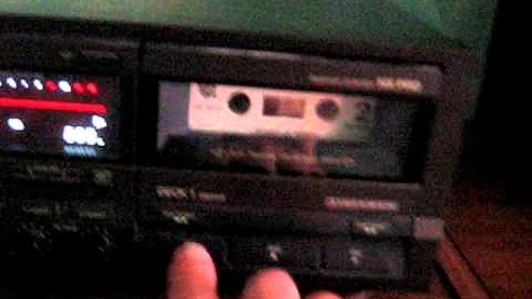 Technics HX Pro RS-TR355 Dual Cassette Player Recorder Working Demonstration