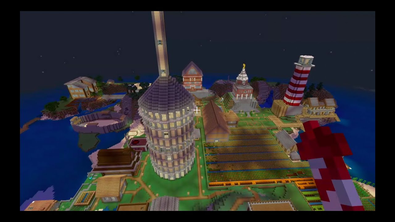 "A City of Fortune" - Survival Minecraft World Tour Part 2 - YouTube